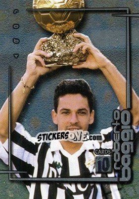 Sticker Roberto Baggio - Pallone D'Oro 1993 - Roberto Baggio Cards 1999 n. 6 - Panini