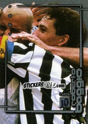 Sticker Scudetto 1994-95 - Juventus - Roberto Baggio Cards 1999 n. 8 - Panini