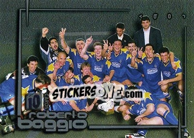 Sticker Coppa Italia 1994-95 - Juventus - Roberto Baggio Cards 1999 n. 9 - Panini