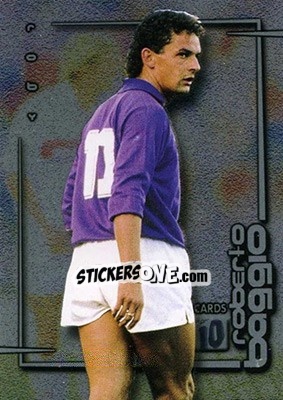 Sticker Fiorentina - Roberto Baggio Cards 1999 n. 11 - Panini