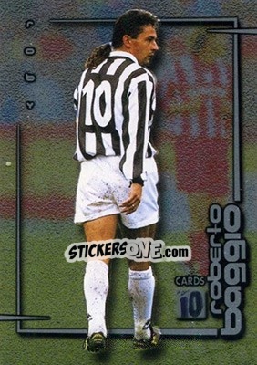 Sticker Juventus - Roberto Baggio Cards 1999 n. 12 - Panini