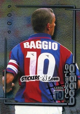 Sticker Bologna - Roberto Baggio Cards 1999 n. 14 - Panini