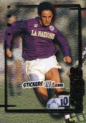 Sticker Fiorentina - Roberto Baggio Cards 1999 n. 20 - Panini