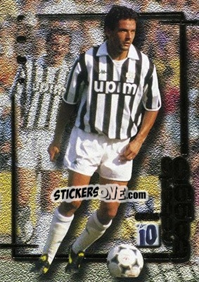 Sticker Juventus - Roberto Baggio Cards 1999 n. 22 - Panini