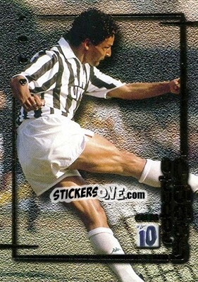 Sticker Juventus - Roberto Baggio Cards 1999 - Panini