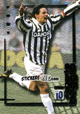 Sticker Juventus - Roberto Baggio Cards 1999 n. 24 - Panini