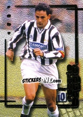 Sticker Juventus - Roberto Baggio Cards 1999 n. 27 - Panini
