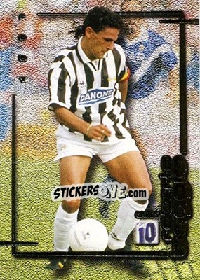 Sticker Juventus - Roberto Baggio Cards 1999 n. 28 - Panini