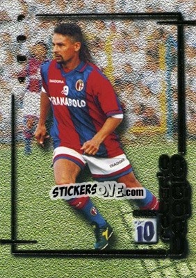 Sticker Bologna - Roberto Baggio Cards 1999 n. 35 - Panini