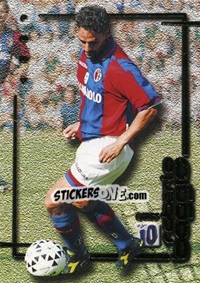 Sticker Bologna - Roberto Baggio Cards 1999 n. 36 - Panini