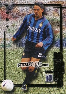 Sticker Inter - Roberto Baggio Cards 1999 n. 38 - Panini