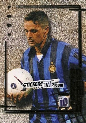 Figurina Inter - Roberto Baggio Cards 1999 - Panini