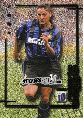 Sticker Inter - Roberto Baggio Cards 1999 n. 40 - Panini