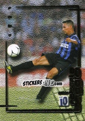 Sticker Inter - Roberto Baggio Cards 1999 n. 41 - Panini