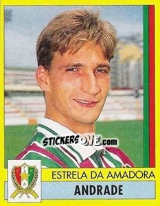 Figurina Andrade - Futebol 1995-1996 - Panini
