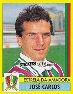 Sticker Jose Carlos - Futebol 1995-1996 n. 10 - Panini