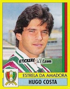 Cromo Hugo Costa - Futebol 1995-1996 - Panini