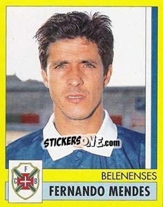 Cromo Fernando Mendes - Futebol 1995-1996 - Panini