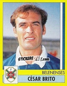 Sticker Cesar Brito - Futebol 1995-1996 - Panini