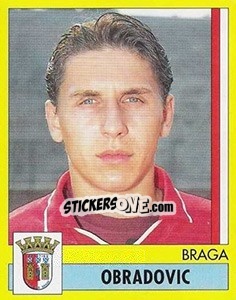 Figurina Obradovic - Futebol 1995-1996 - Panini