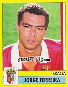 Cromo Jorge Ferreira - Futebol 1995-1996 - Panini