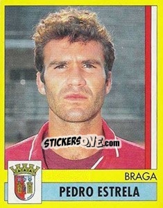 Sticker Pedro Estrela - Futebol 1995-1996 - Panini