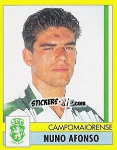 Cromo Nuno Afonso - Futebol 1995-1996 - Panini
