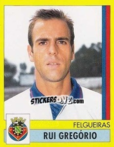 Cromo Rui Gregorio - Futebol 1995-1996 - Panini