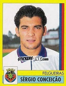 Cromo Sergio Conceicao - Futebol 1995-1996 - Panini