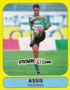 Figurina Assis (Sporting Clube de Portugal) - Futebol 1995-1996 - Panini