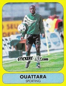 Cromo Quattara (Sporting Clube de Portugal) - Futebol 1995-1996 - Panini