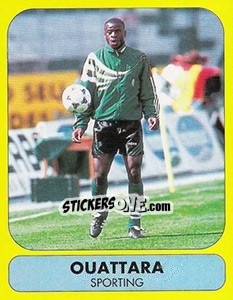 Sticker Quattara (Sporting Clube de Portugal) - Futebol 1995-1996 n. 185 - Panini