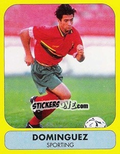 Cromo Dominguez (Sporting Clube de Portugal) - Futebol 1995-1996 - Panini