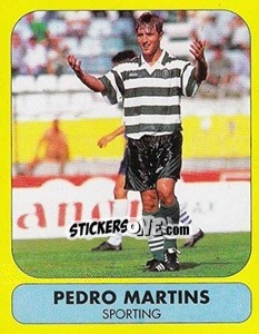 Cromo Pedro Martins (Sporting Clube de Portugal) - Futebol 1995-1996 - Panini