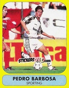 Figurina Pedro Barbosa (Sporting Clube de Portugal) - Futebol 1995-1996 - Panini