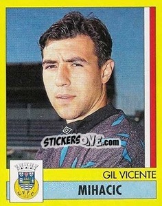 Sticker Mihacic - Futebol 1995-1996 n. 195 - Panini