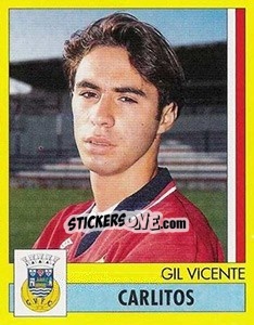 Sticker Carlitos - Futebol 1995-1996 n. 206 - Panini