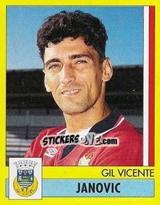 Sticker Janovic - Futebol 1995-1996 n. 207 - Panini