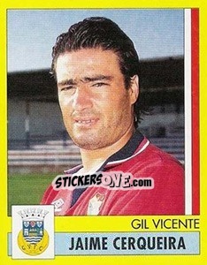 Sticker Jaime Cerqueira - Futebol 1995-1996 n. 208 - Panini