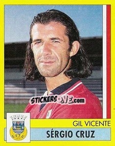Sticker Sergio Cruz - Futebol 1995-1996 - Panini
