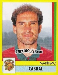 Sticker Cabral - Futebol 1995-1996 n. 274 - Panini