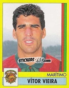Cromo Vitor Vieira - Futebol 1995-1996 - Panini