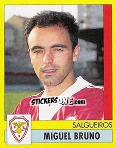 Cromo Miguel Bruno - Futebol 1995-1996 - Panini