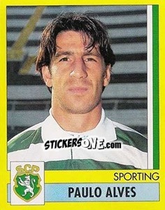 Sticker Paulo Alves - Futebol 1995-1996 - Panini