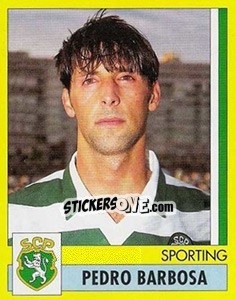 Cromo Pedro Barbosa - Futebol 1995-1996 - Panini