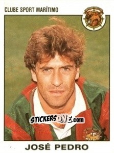 Sticker José Pedro - Futebol 1993-1994 n. 80 - Panini