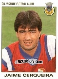 Sticker Jaime Cerqueira - Futebol 1993-1994 n. 166 - Panini