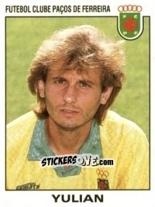 Sticker Yulian - Futebol 1993-1994 n. 185 - Panini