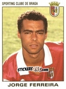 Sticker Jorge Ferreira - Futebol 1993-1994 n. 214 - Panini
