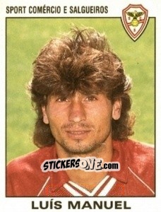 Sticker Luís Manuel - Futebol 1993-1994 n. 277 - Panini